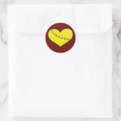 Fastpitch Softbal Hart Stickers (Tas)