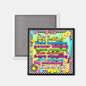 FastPitch Softbal Spelers Magneet (Voorkant / Achterkant)