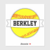 Fastpitch Softball Aangepaste speler/Team Name Spo Sticker (Vel)