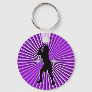 Fastpitch Softball Batter Sleutelhanger