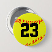 Fastpitch Softball  Button Pin (Voorkant /achterkant)