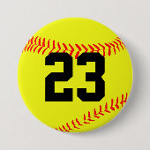 Fastpitch Softball  Button Pin (Voorkant)