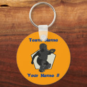 Fastpitch Softball Catcher Sleutelhanger (Voorkant)