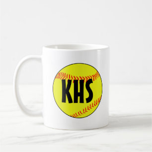 Fastpitch Softball Coffee Mok