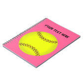 Fastpitch Softball-laptop Notitieboek (Linkerzijde)