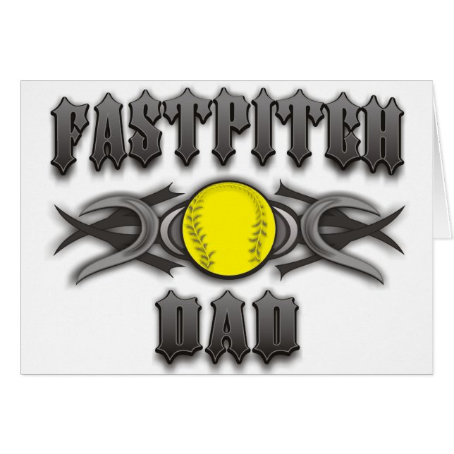 Fastpitch Softball Pap Tribal (Voorkant Horizontaal)