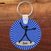 Fastpitch Softball Pitcher Sleutelhanger (Voorkant)