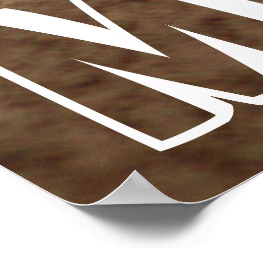 Fastpitch Softball Player Custom Name/Text Poster (Hoek)