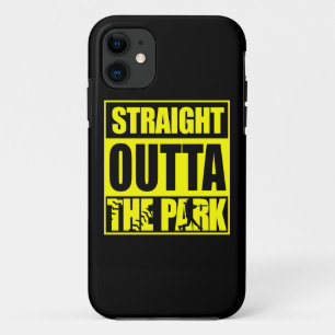 Fastpitch Softball recht buiten het park iPhone 11 Hoesje