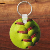 Fastpitch Softball Seam Sleutelhanger (Voorkant)