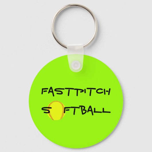 Fastpitch Softball Sleutelhanger (Voorkant)