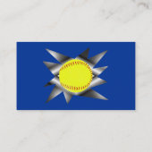 Fastpitch Softball Visitekaartje (Achterkant)