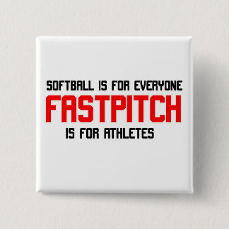 FastPitch Vierkante Button 5,1 Cm
