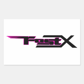 FastX roze sticker