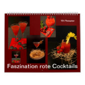 Faszination rote Cocktails Kalender (Hoes)