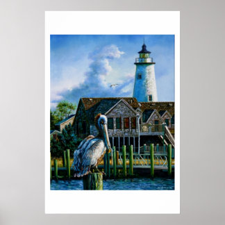 Fat Albert bij Ocracoke Poster