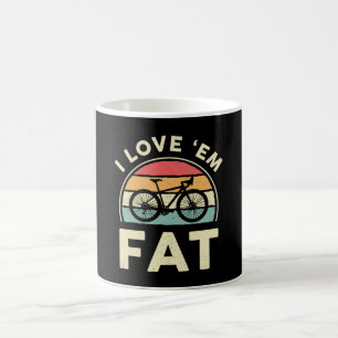 Fat Bike I Love Ze Fat Mountain Bike Biker Biken Koffiemok