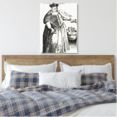 Fat Bishop Canvas Afdruk (Insitu (Slaapkamer))