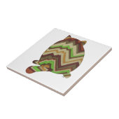 Fat Cat Back Tile Tegeltje (Zijkant)