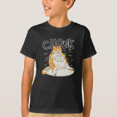 Fat Cat Chonk Scale Chonky Meme Chonker Cat T-shirt (Voorkant)
