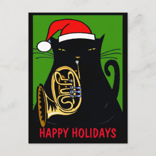 Fat Cat Happy Holiday Briefkaart