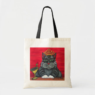 Fat Cat met Martini Canvas tas