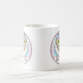 Fat Chat Drôle Chat Cheshire Chat Grin Mug (Centre)