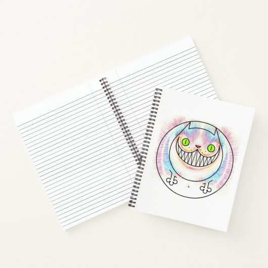 Fat Chat Happy Chat Cheshire Chat Carnet Spiral Ch (Intérieur)