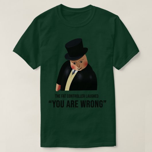 Fat Controller-meme T-shirt (Design voorkant)