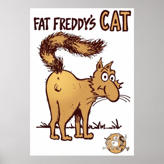 Fat Freddys Cat Fabulous Furry Freak Brothers Shir Poster (Voorkant)