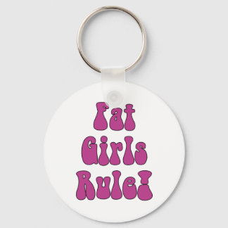 Fat Girls-regel! Button Sleutelhanger