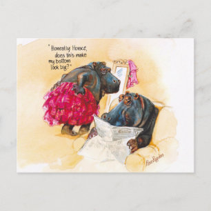 Fat hippo briefkaart
