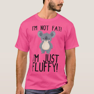 Fat Koala Beer Cute Koala Fluffy Laziness Lazy T-shirt