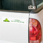 Fat meditatie kikker bumpersticker (Op Truck)