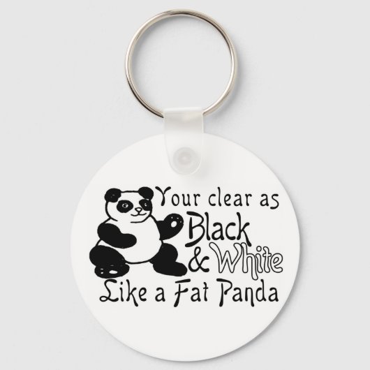 Fat Panda Sleutelhanger (Voorkant)
