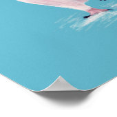 Fat Penguin in Diet Cute Funny Bird Poster (Hoek)