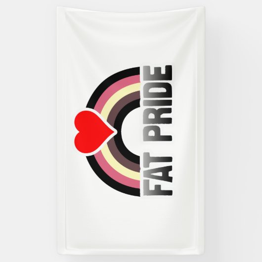 Fat Pride Spandoek (Verticaal)