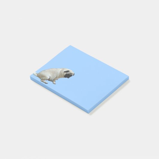 Fat Pug Post-it® Notes (Schuin)