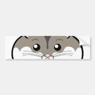 Fat Russian Dwarf Hamster Bumpersticker