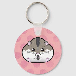 Fat Russian Dwarf Hamster Sleutelhanger