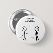 Fat stick ronde button 5,7 cm (Voorkant /achterkant)