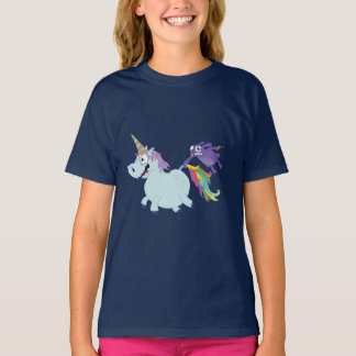 Fat Unicorn bewaart de dag T-shirt