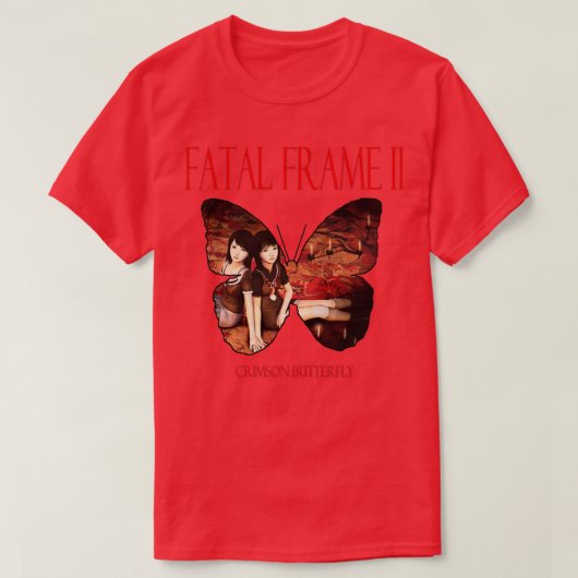 Fataal Lijst 2 Crimson Butterfly T-shirt (Design voorkant)