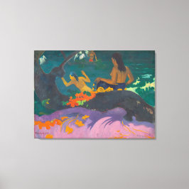 Fatata te Miti (door het Zee) Canvas Afdruk