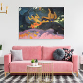 Fatata te Miti (door het Zee) - Paul Gauguin Canvas Afdruk (Insitu (Woonkamer))