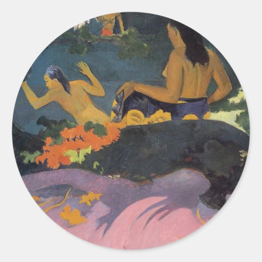 Fatata Te Miti - Paul Gauguin Sticker (Voorkant)