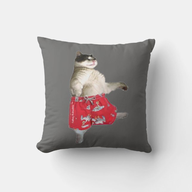 FATBOY BABUSHKA IN SWIMSUIT PILLOW KUSSEN (Voorkant)