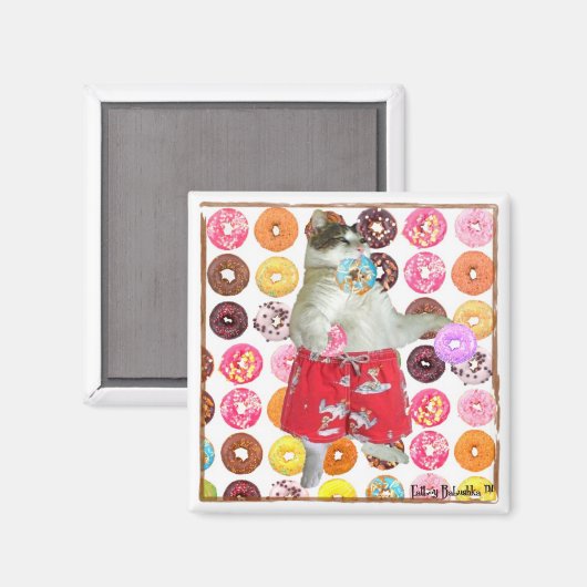 FATBOY DONUT MAGNET (CARRÉ) (Recto/Verso)