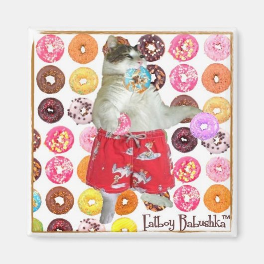 FATBOY DONUT MAGNET (CARRÉ) (Devant)