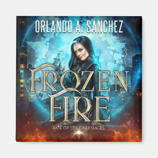 Fate of the Darkmages - Frozen Fire Magneet